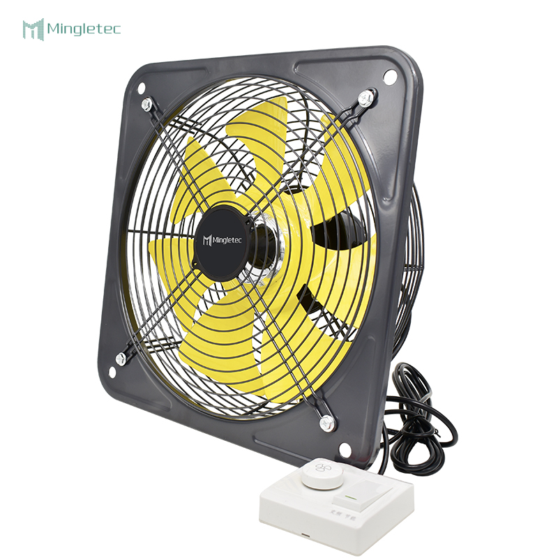Warehouse Use BLDC Full Metal Wall Mounted Exhaust Ventilation Fan